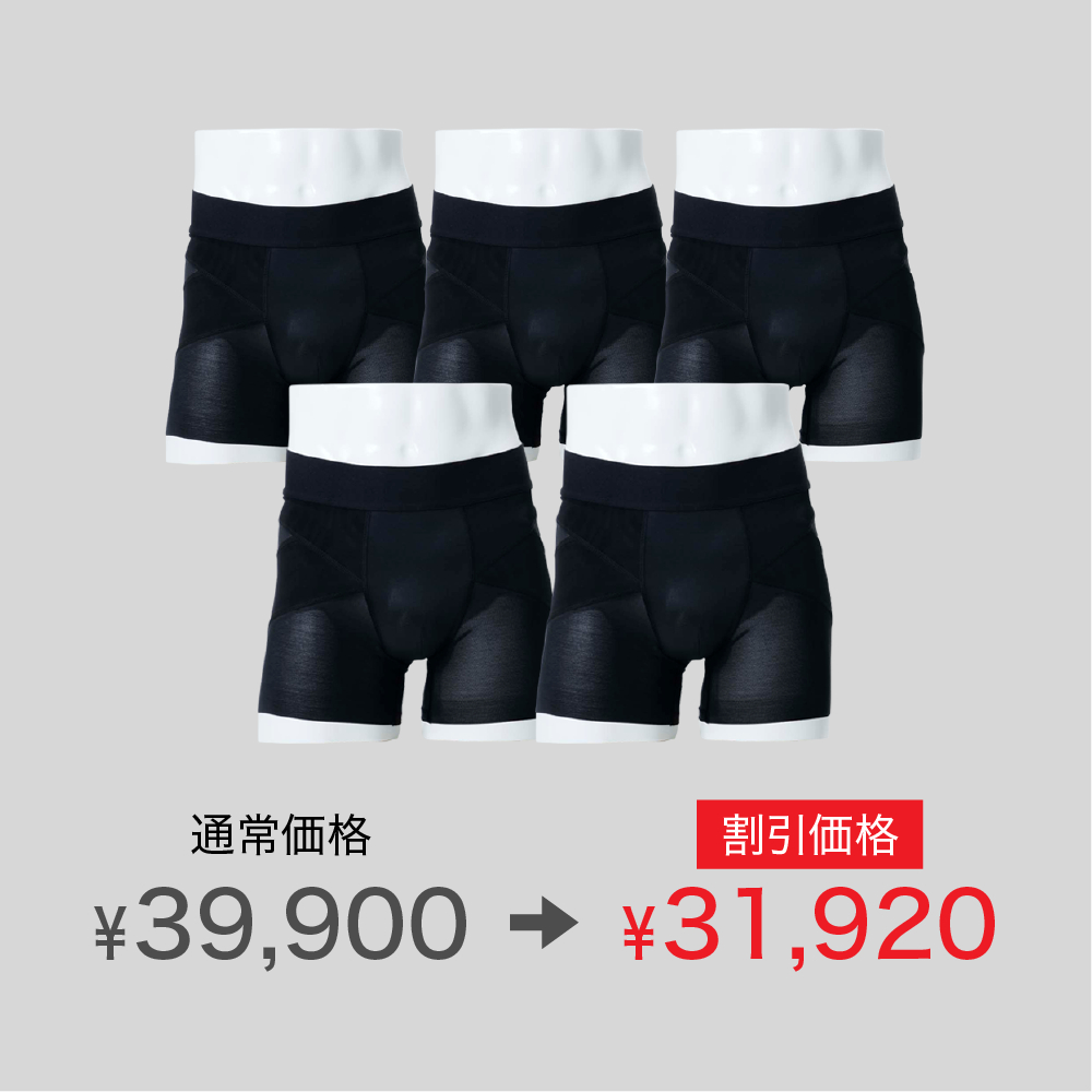 PELVISMAKE PANTS メンズ 5枚SET